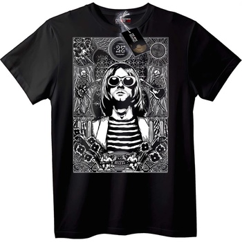 NOONEBRAND Тениска Рок легенда - M, Black