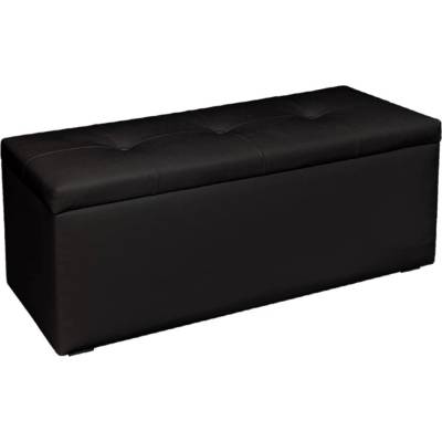 Bogdan Furniture G Табуретка ракла Мебели Богдан, Еко кожа, Черен