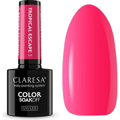 Gél lak CLARESA Tropical Escape 3 5 ml