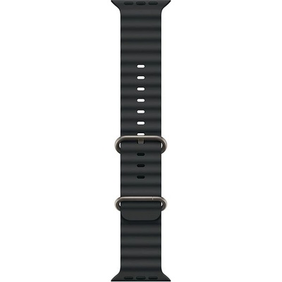 Apple Watch 49mm černý Oceánský řemínek - provedení z přírodního titanu MXTL3ZM/A – Zboží Živě