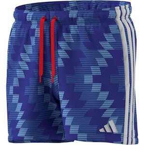 Adidas Бански гащета Adidas Football-Inspired Graphic 5´´ swimming shorts - Blue (Semi Blue Burst / White)