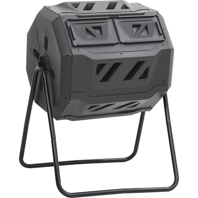 vidaXL 73 x 64 x 95 cm 160 l černý