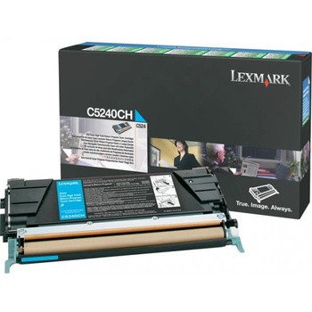 Lexmark КАСЕТА ЗА LEXMARK OPTRA C524/C532/C534 - Cyan - HIGH CAPACITY - Return program cartridge - OUTLET - PN C5240CH (C5240CH)