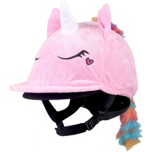 QHP Potah na helmu Unicorn pink