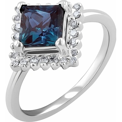 Eppi Prsten s alexandritem a lab grown diamanty Guerra R46142