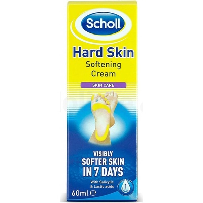Scholl nočný krém na zmäkčenie stvrdnutej kože 60 ml