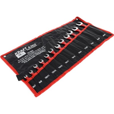 Kraft & Dele Vidlicové klíče pogumované 6-32 mm sada 12ks KD10924