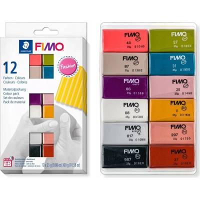 Fimo Soft Modelovacia hmota sada 12x25 g Fashion 12 farieb