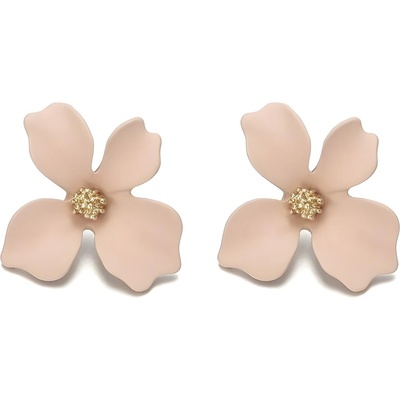 HARAHU Обици hi-29191 - Кафяви kp29191 (hi-29191)