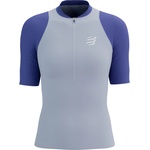 Compressport Дамска тениска Compressport Women's Trail Racing Postural S/S Top Running shirt - Lavender / Orient Blue (916-3351-0314)
