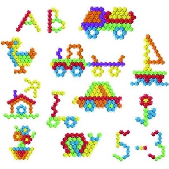 Wader 41610 Kostky puzzle plast 88 ks v kbelíku