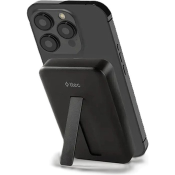 Ttec Външна батерия ttec ReCharger Pro M 10.000mAh Qi2/MagSafe comp. 15W Powerbank - Черна