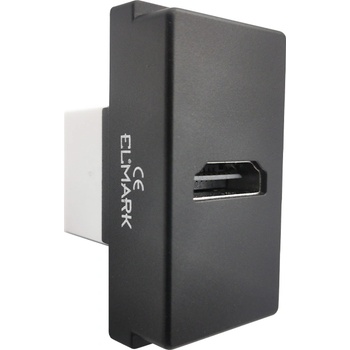 ELMARK Lecce hdmi РОЗЕТКА АНТРАЦИТ (27022)