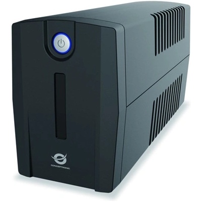 Conceptronic Непрекъсваем 850VA - ZEUS02ES (2x Schuko, линейно интерактивен, защита на линията RJ45, USB, черен) (ZEUS02ES)