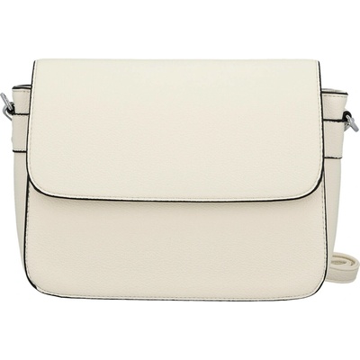 Moderní dámská koženková crossbody kabelka Mirona béžová