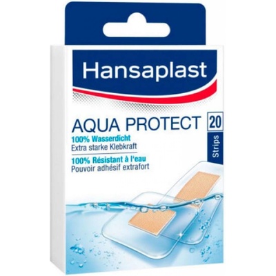 HANSAPLAST Aqua Protect vodotěsná náplast 2 velikosti 20 ks