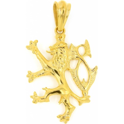 Bruno Přívěsek Český Lev gold S2714