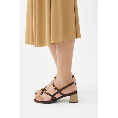 Vagabond Shoemakers сандали с дебел ток от велур EVIE (6139.140.29)