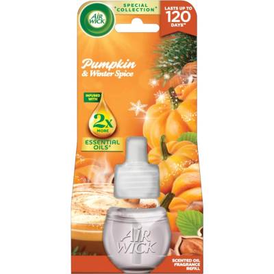 Air Wick електрически ароматизатор, Пълнител, Pumpkin & Winter Spice, 19мл