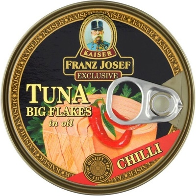 Franz Josef Kaiser Exclusive Tuňák kousky ve slunečnicovém oleji s chilli 170 g