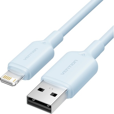 Vention LAMSH USB 2.0 Type-A Male to Lightning Male 2.4A, 2m, modrý