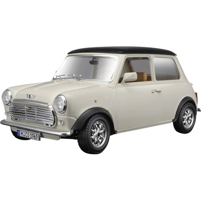 Bburago mini Cooper 1969 krémová 1:18
