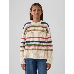 GAP Детски oversize пуловер GAP GAP | Bezhov | Момичешки | 116/122