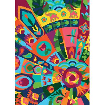 Hachette - Puzzle Mandala - 500 piese