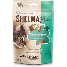 Shelma Cat Snack Anti-hairball vankúšky GF 60 g