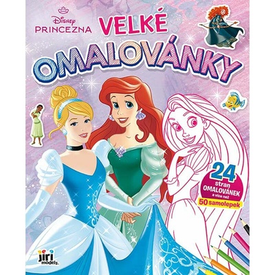 Jiri Models Veľké omaľovánky Disney Princezné