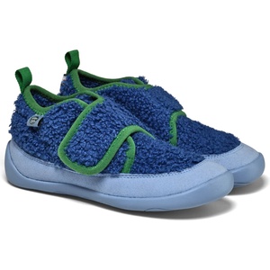 Affenzahn Детски пантофи Affenzahn Kid's Hausschuh Vegan Fleecy Slippers - Bird of Paradise / Blue - размер 30 (EU) (702-4540-0120)