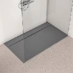 Ideal Standard i. life Ultra Flat S правоъгълно душ корито, асфалтово сиво, 140x80 см (T5224FS)