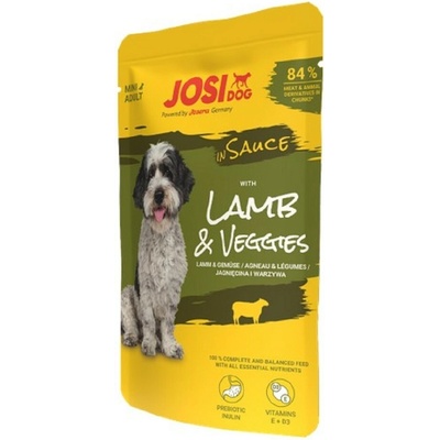 Josidog adult mini with Lamb &Veggies in Sauce 100 g