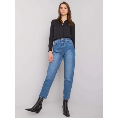 Basic šisované mom džíny castleton mr-sp-5104-2.21-blue