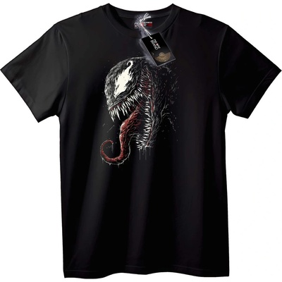 NOONEBRAND Тениска Venom - Марвъл Симбиот Дизайн - 3XL, White