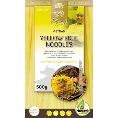 Golden Turtle Chef Ryžové rezance žlté 3 mm 0,5 kg