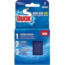 Dezinfekční prostředky na WC Duck Aqua Blue Efekt modré vody 3v1 WC závěsný čistič náhradní náplň 2 x 40 g