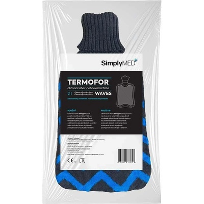 SimplyMed Termoflor s fleesovým obalem Waves 2 l 1 ks