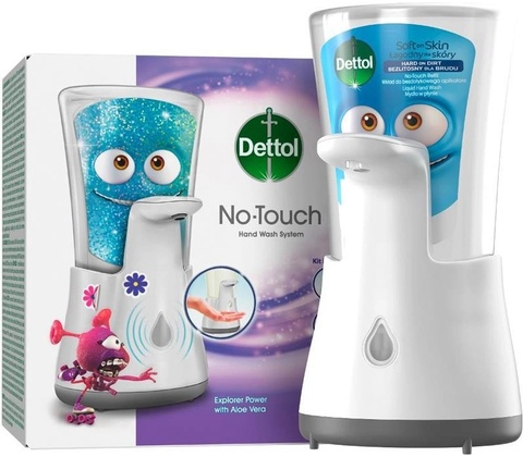 Dettol Kids Bezdotykový dávkovač mýdla 250 ml Dobrodruh