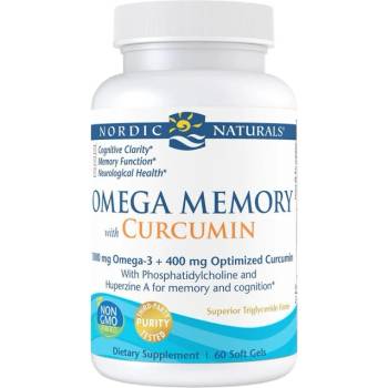 Image 1 of Nordic Naturals Omega Memory with Curcumin [60 Гел капсули]