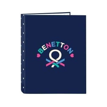 Benetton Папка с пръстени Benetton Drop Многоцветен A4 26.5 x 33 x 4 cm