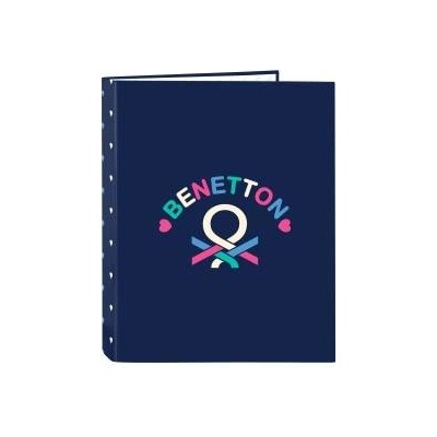 Benetton Папка с пръстени Benetton Drop Многоцветен A4 26.5 x 33 x 4 cm