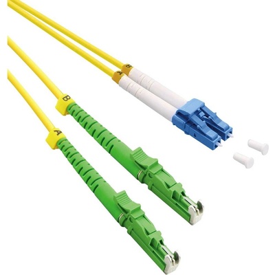 Roline 21.15.9513 Optický patch, E2000(APC) - LC(UPC), 9/125 (singlemode), LSOH, duplex, OS2, 3m