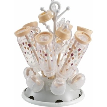 Béaba odkapávač lahví šedá růžová