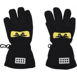 LEGO Детски ръкавици LEGO Kid's Asmus 600 Fleece Glove - Black - размер 110/116 (EU) (202-5306-0113)