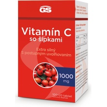 GS Vitamín C 1000 mg so šípkami inov.2023 120 ks