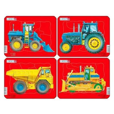 Larsen - Пъзел: Серия "Багери и камиони" - 10 части, малък