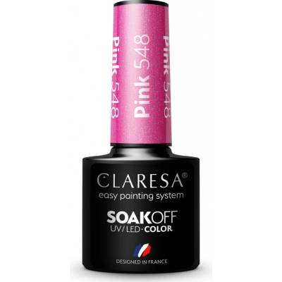 Claresa Gél lak Pink 548 5 ml