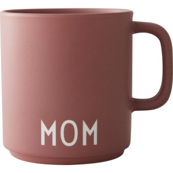 Design Letters Чаша с дръжка Favourite Mom цвят пепел от рози (10101008ARMOM)
