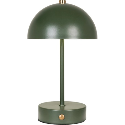 House Nordic Тъмнозелена LED настолна лампа с метален абажур (височина 25 cm) Holt - House Nordic (6405200)